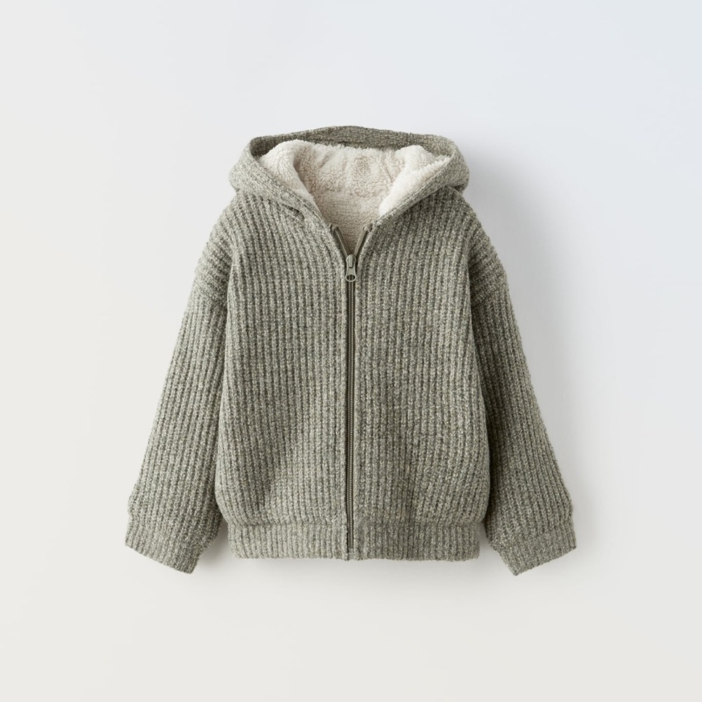 New Zara Faux Shearling Jacket